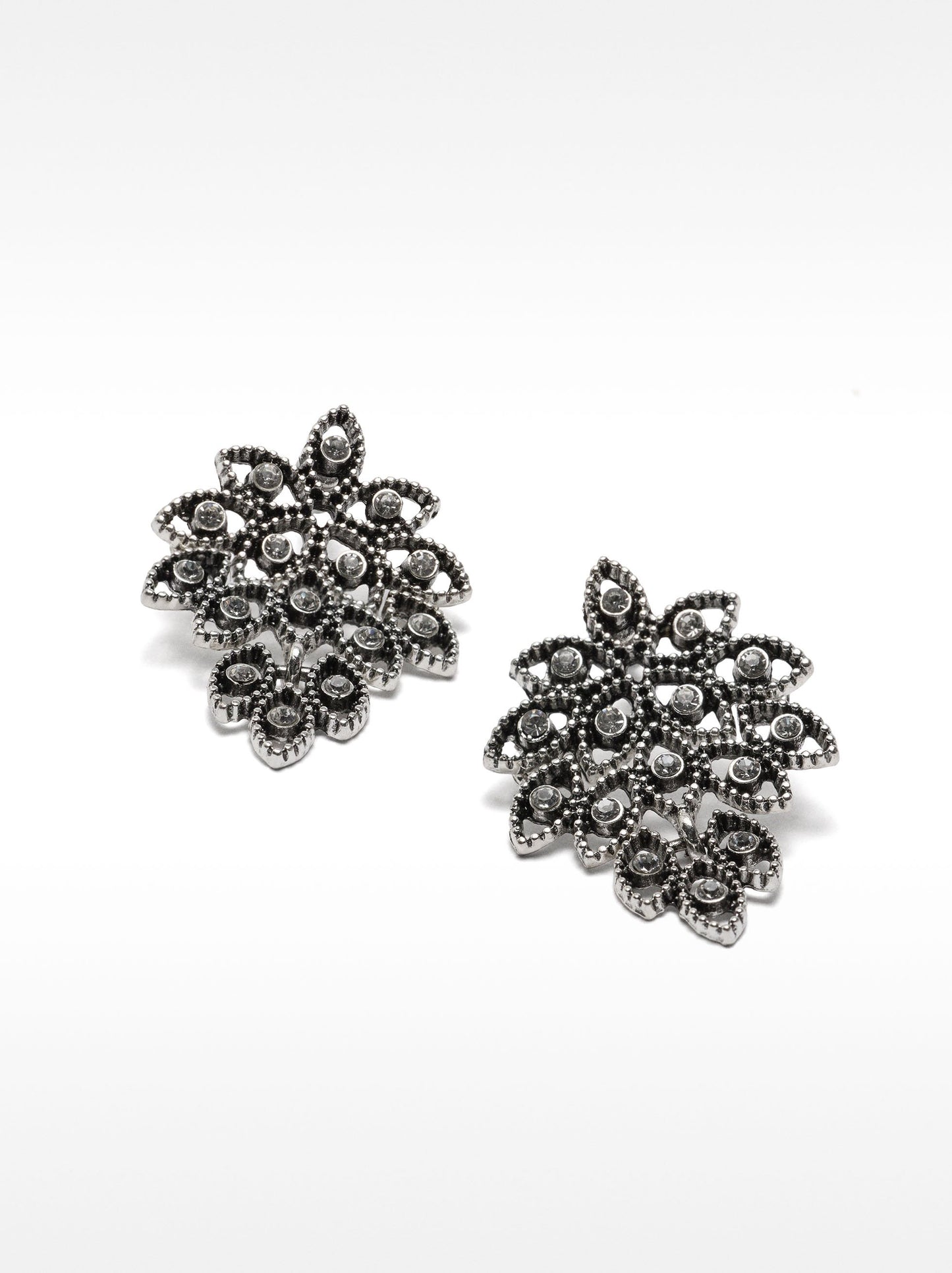 Medium Rhinestone Earrings
