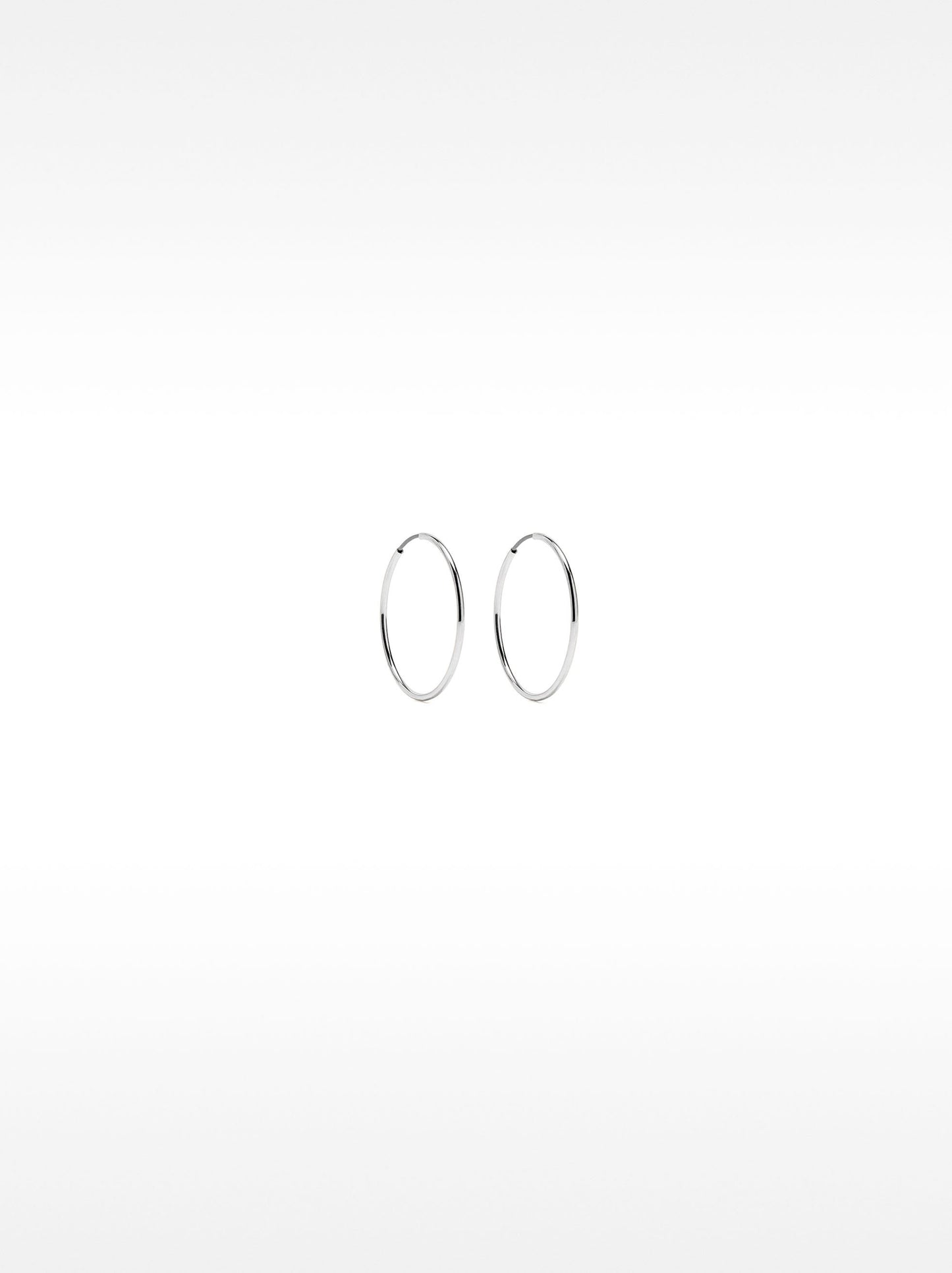 Small Silver Hoop Earrings