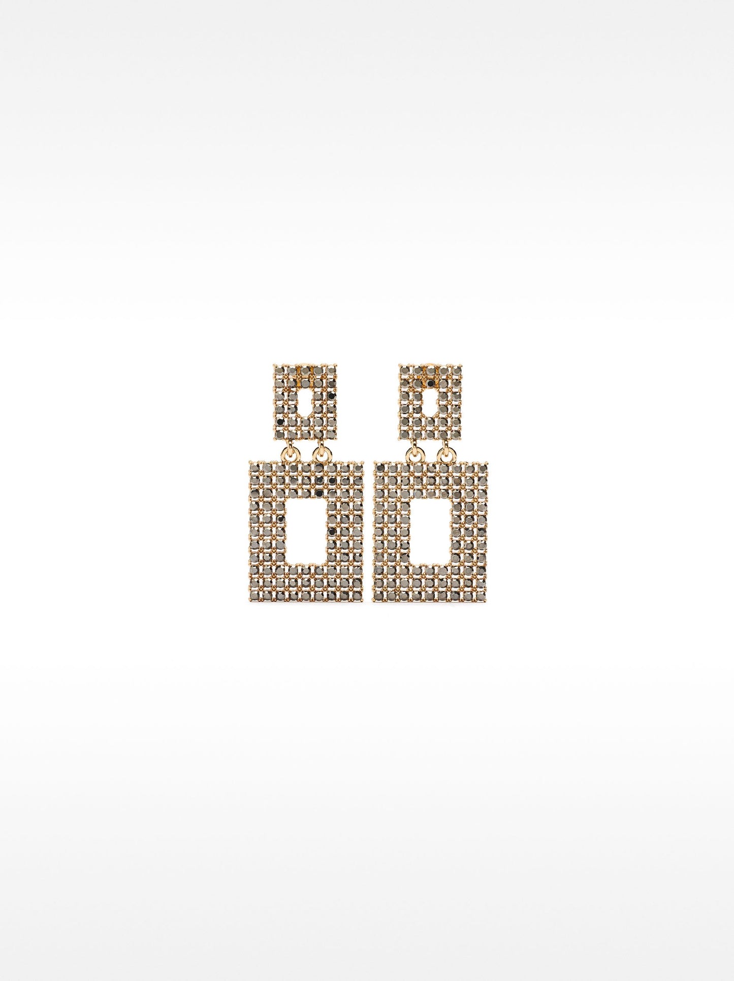 Medium Earrings With Crystals