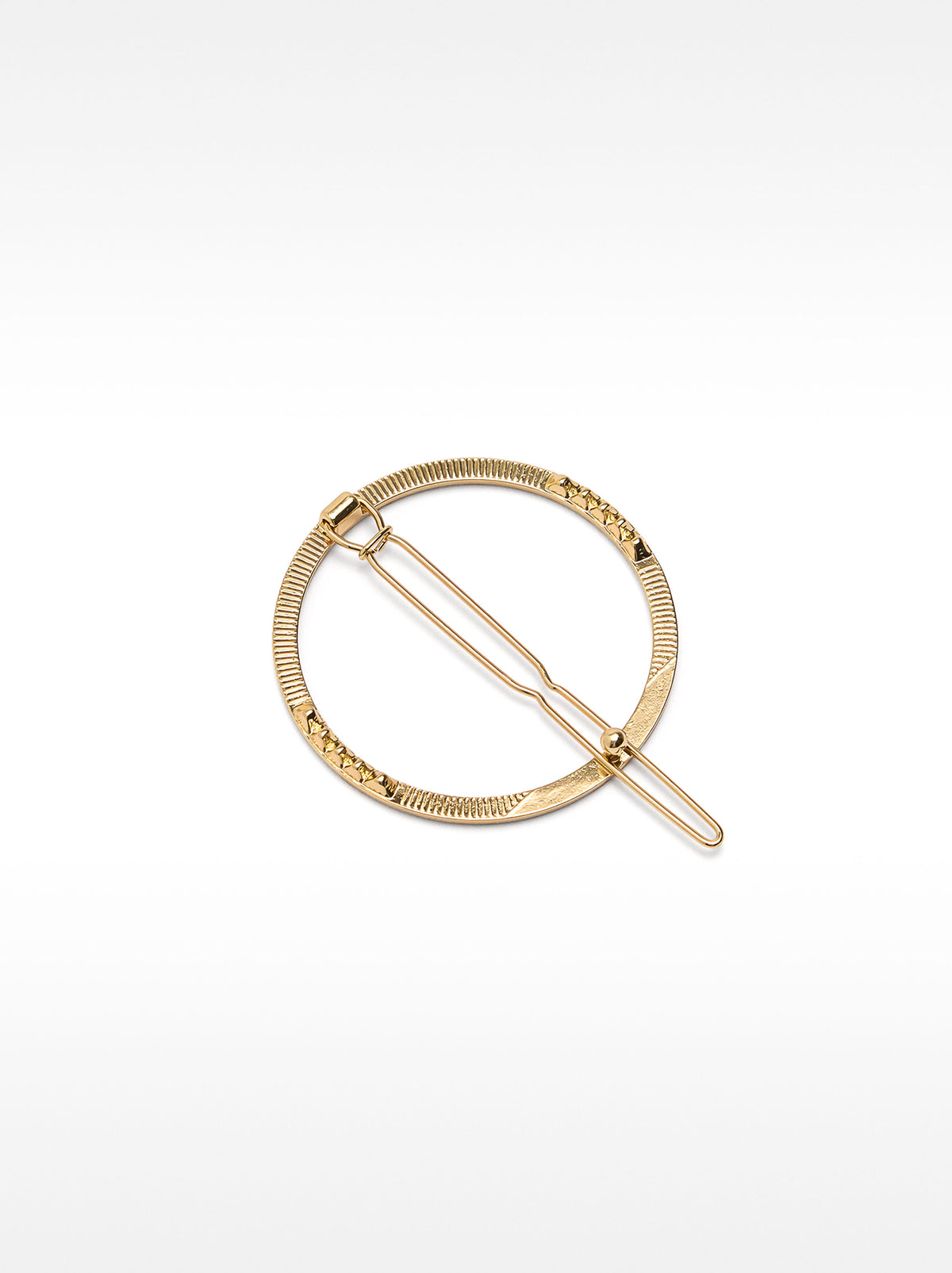 Golden Circular Pin
