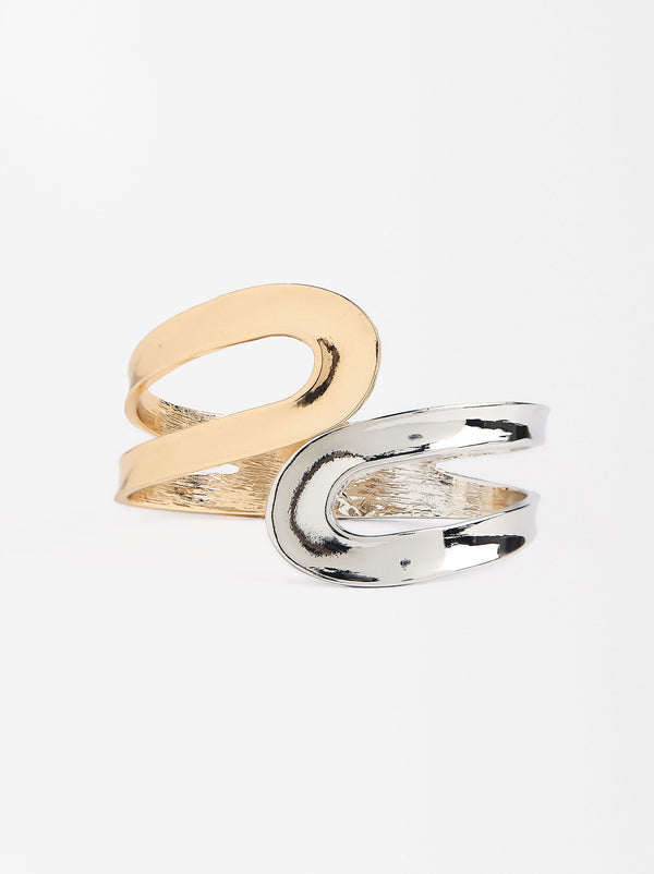 Bicolor Rigid Bracelet