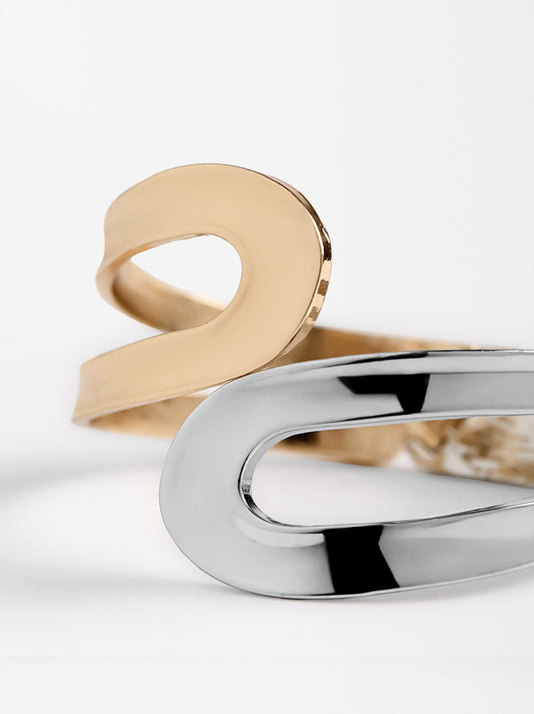Bicolor Rigid Bracelet