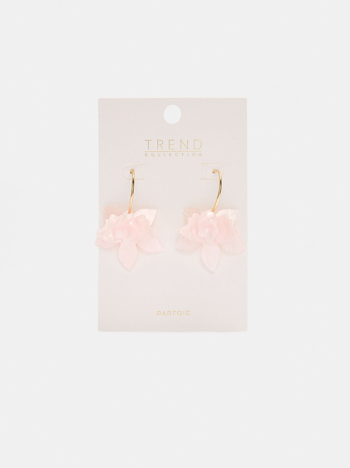 Flower Hoop Earrings