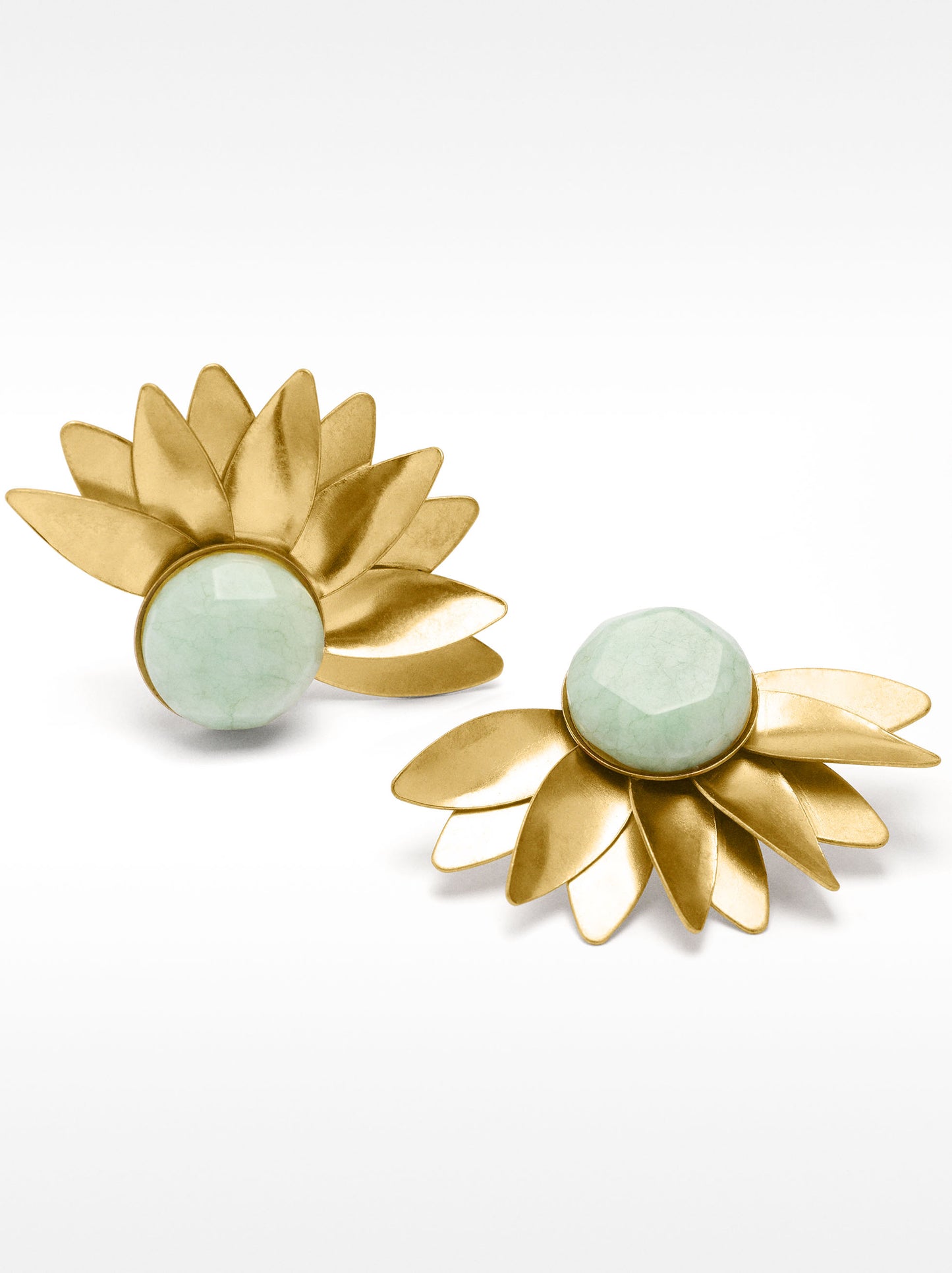 Flower Golden Earrings