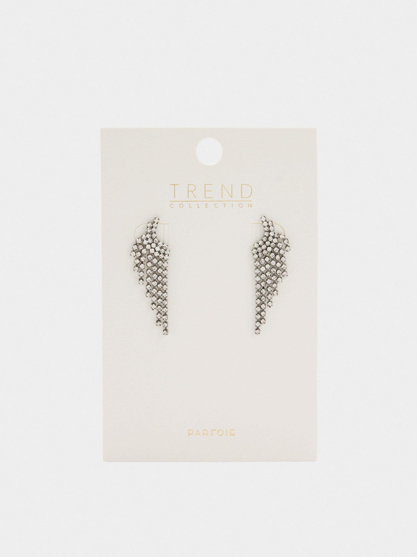 Cascade Earrings With Crystals