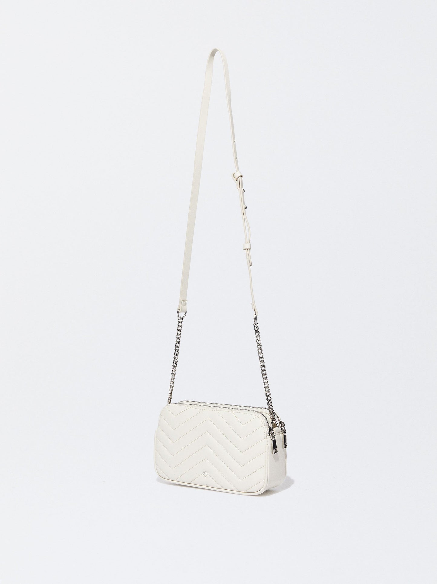 Quilted Crossbody Bag With Chain