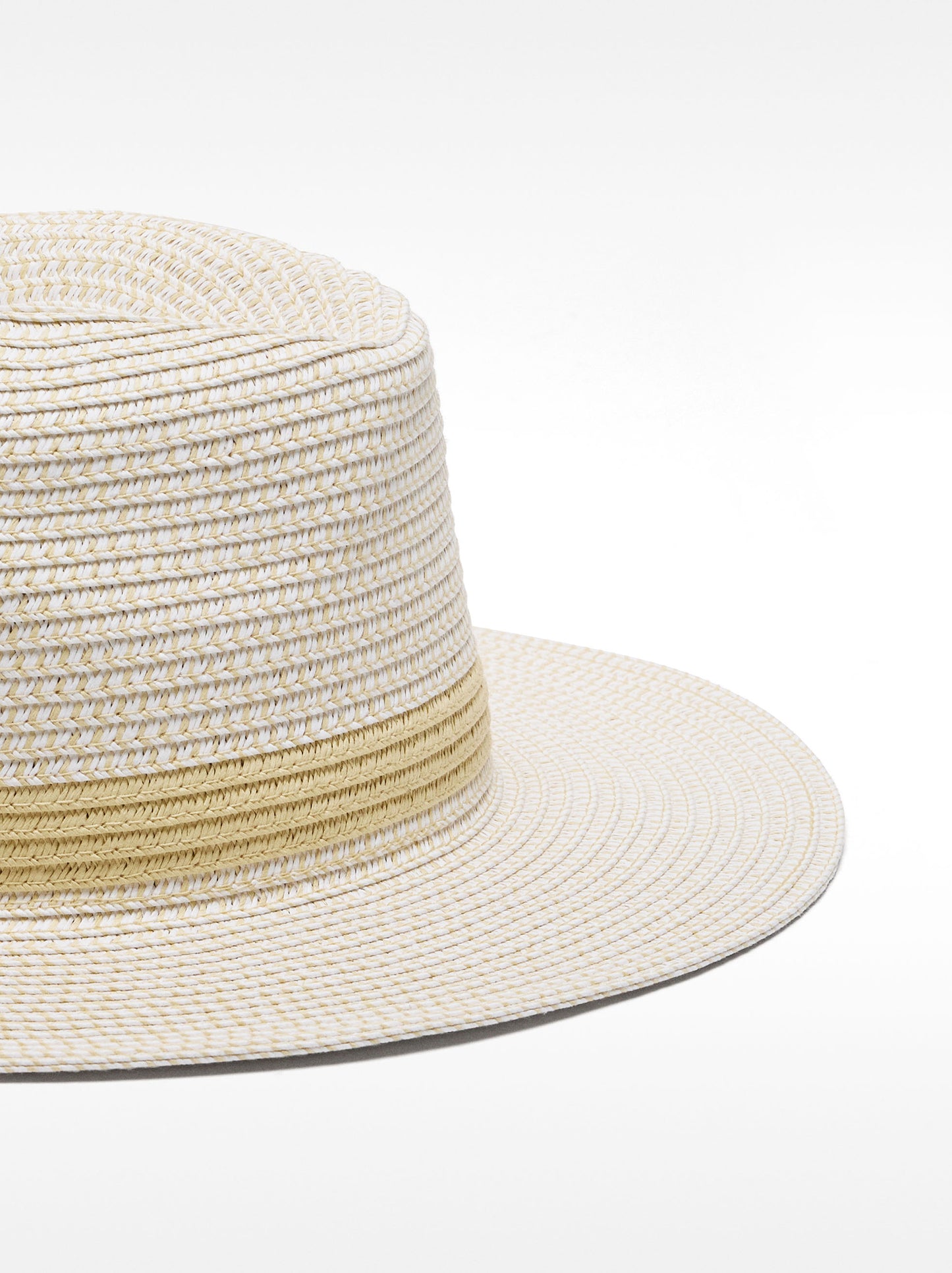 Straw-Effect Hat