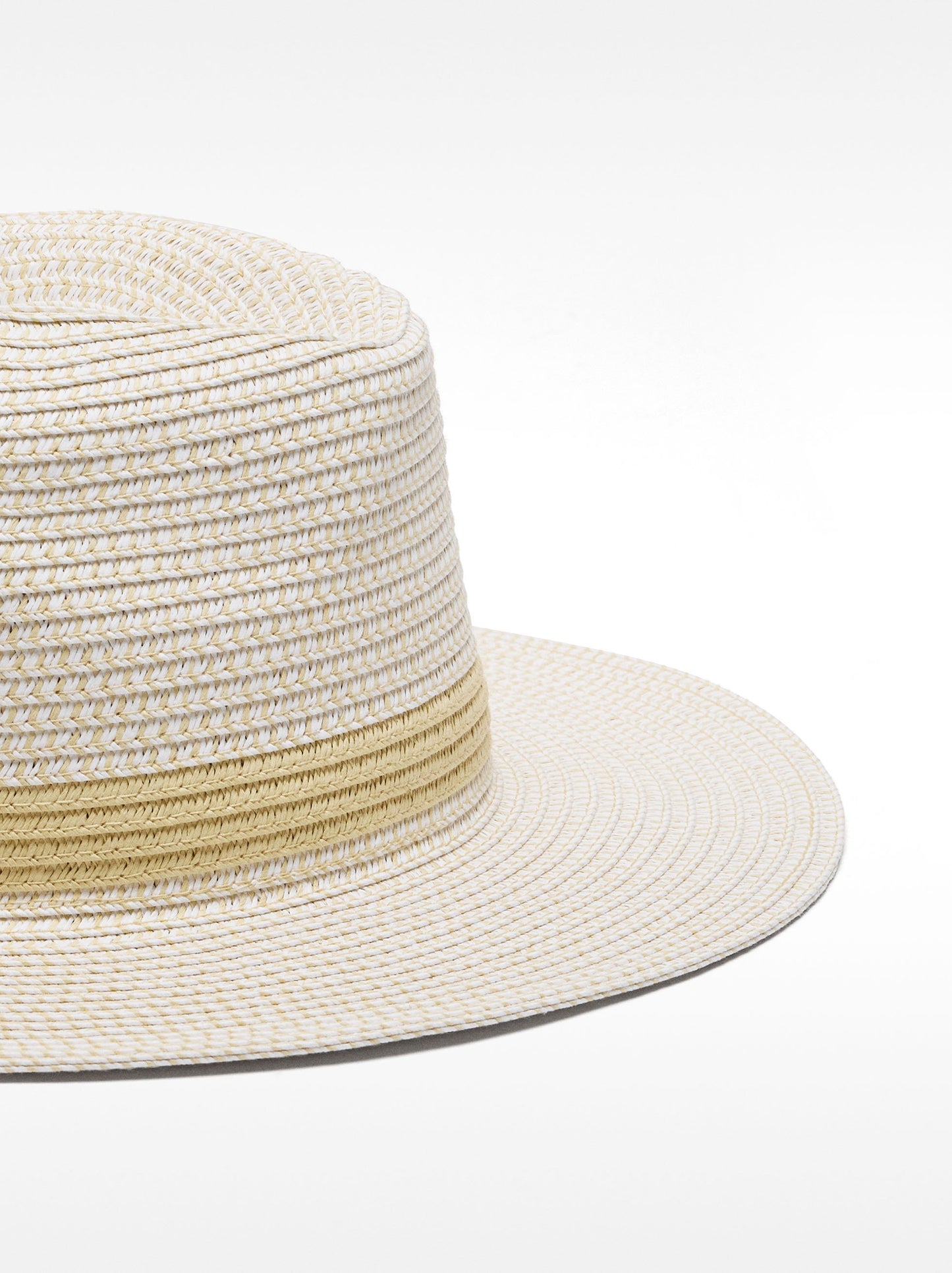 Straw-Effect Hat