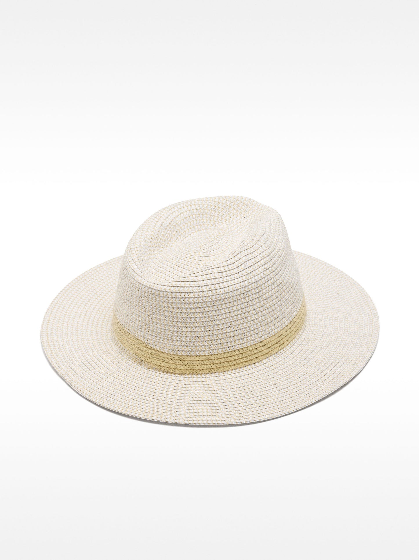 Straw-Effect Hat