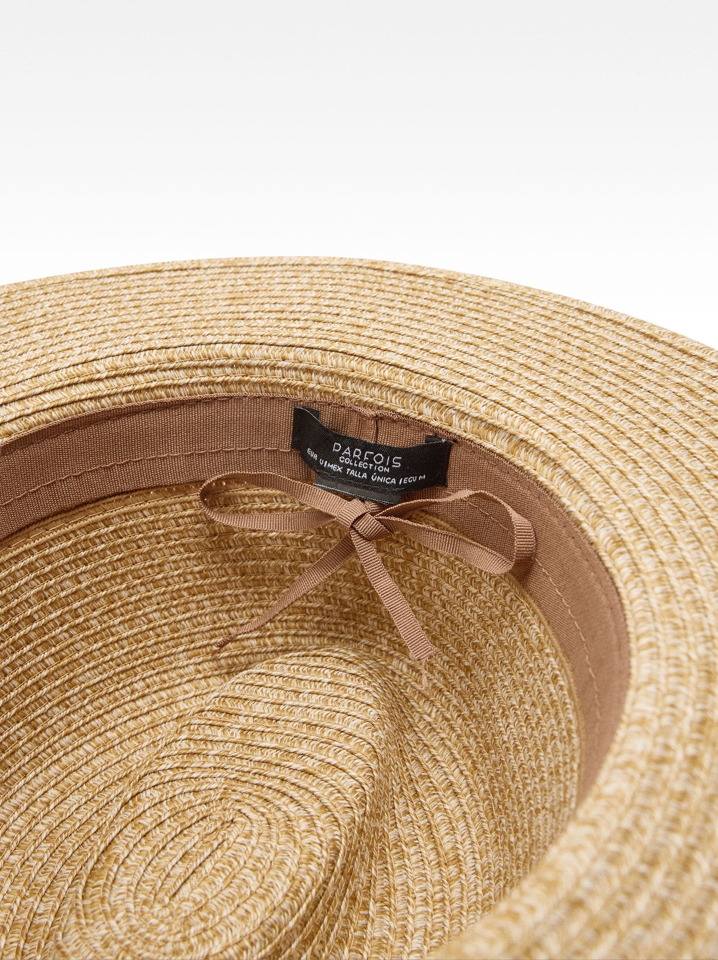 Straw-Effect Hat