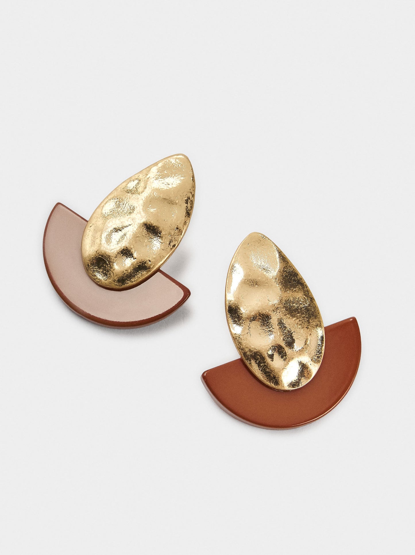 Earrings With Resin