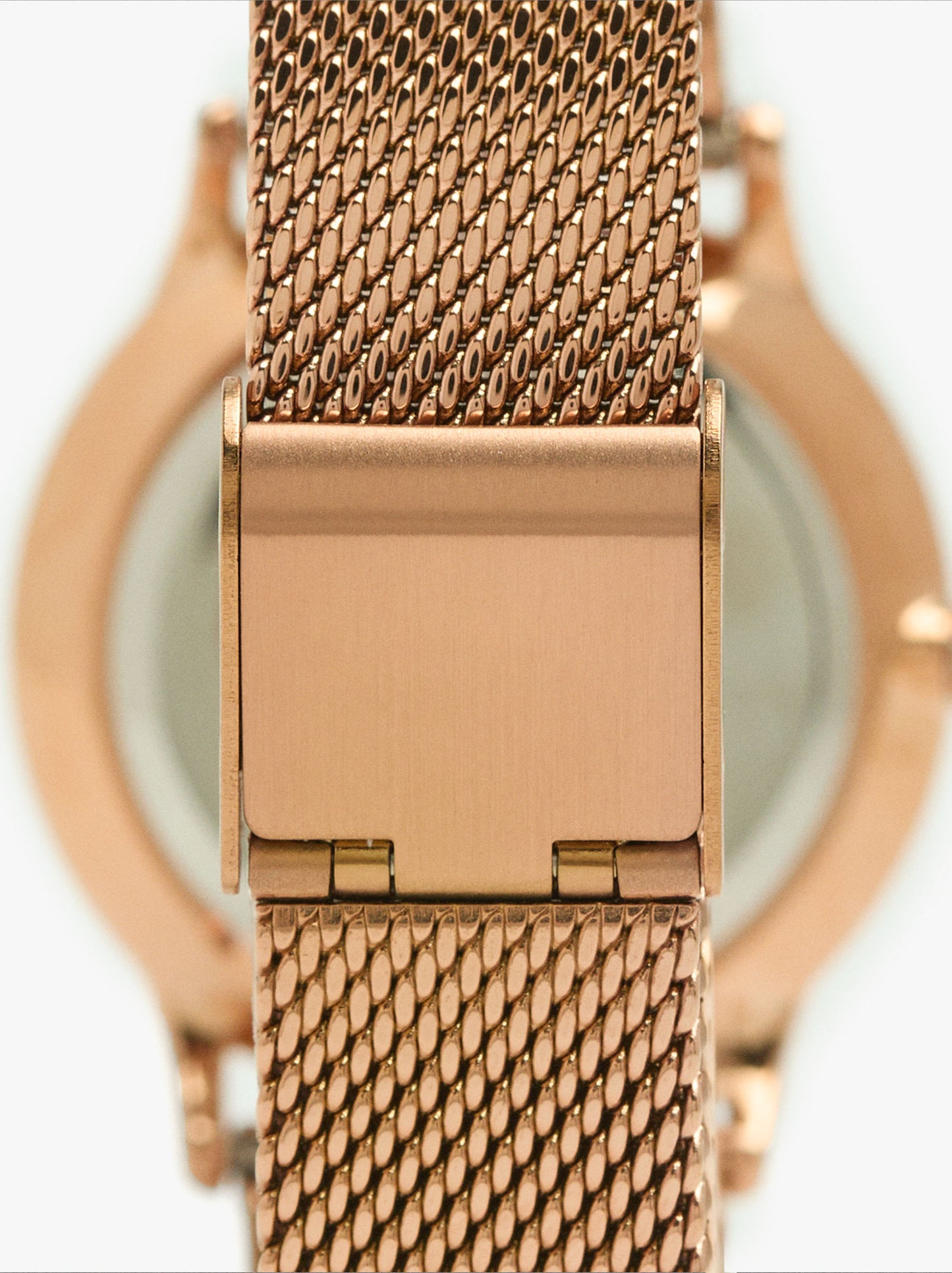Watch With Stainless Steel Mesh Strap