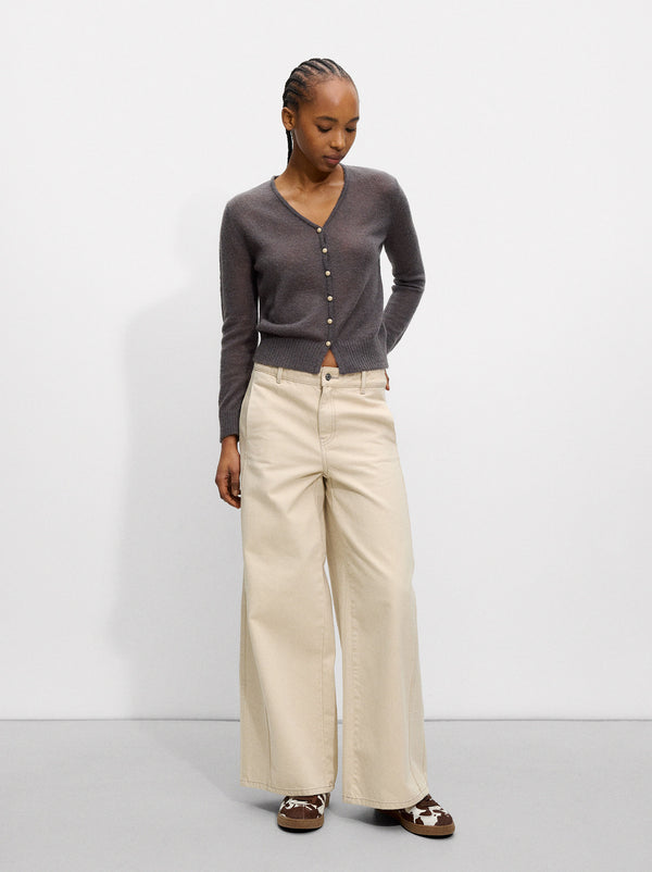 Wide Cotton Trousers