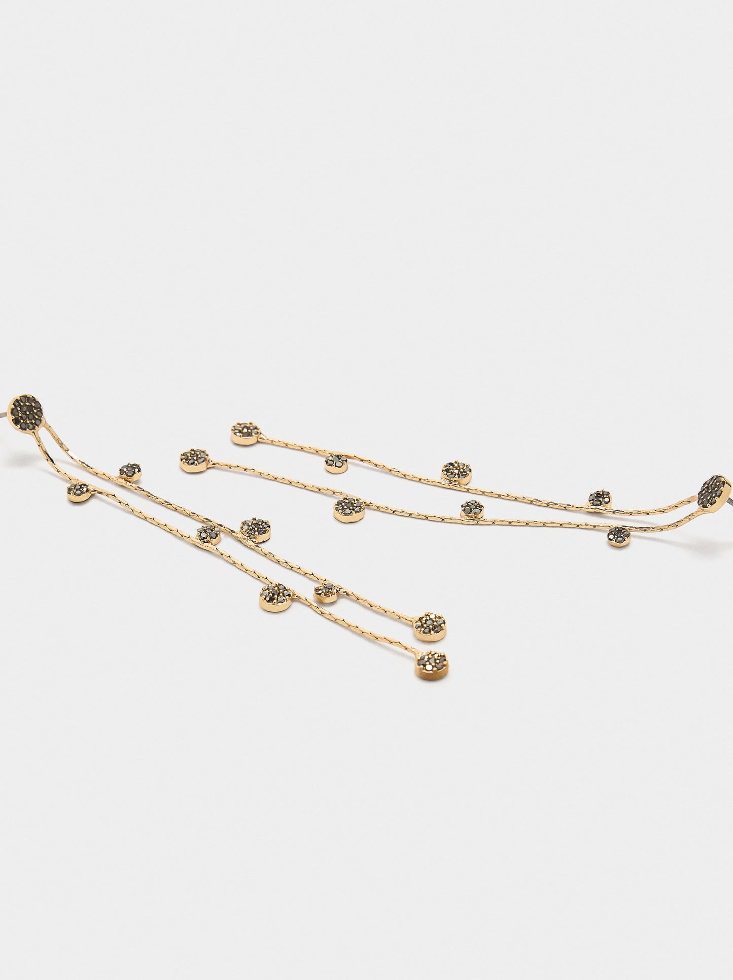 Long Earrings With Crystals