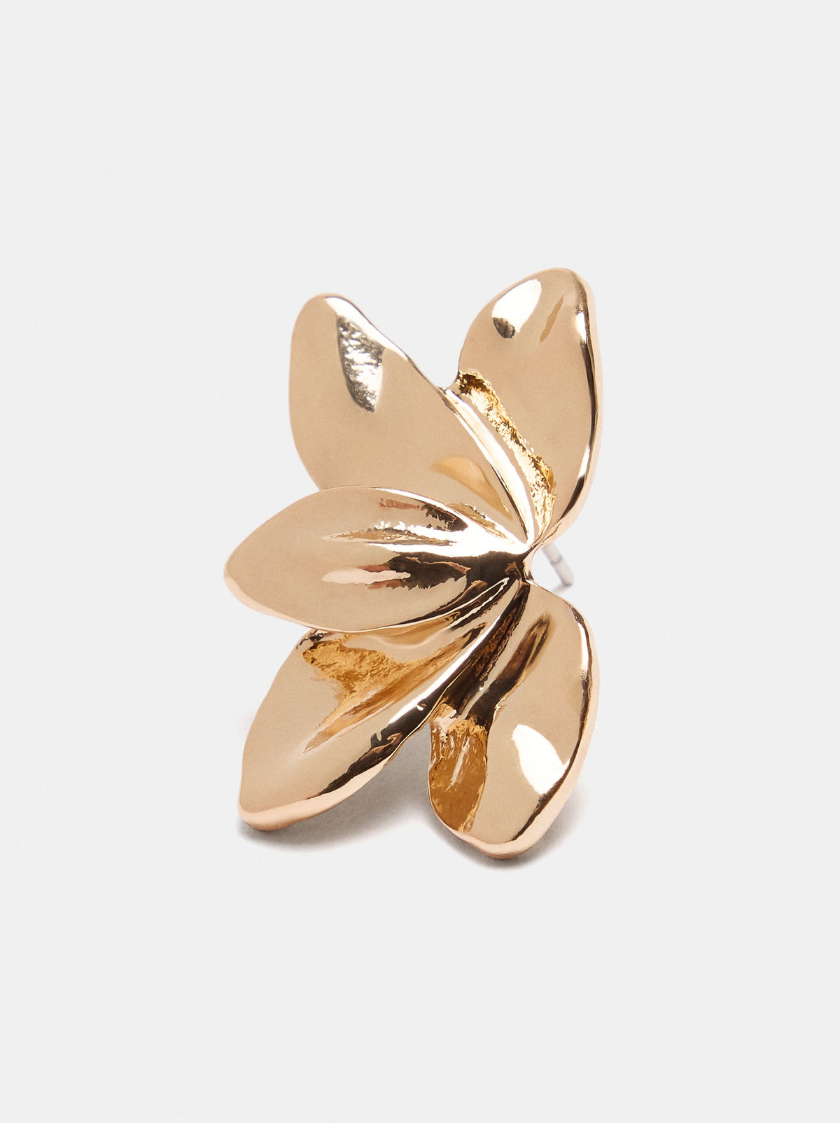 Earrings With Half-Flower