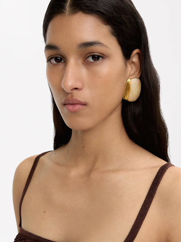 Maxi Rectangular Earrings