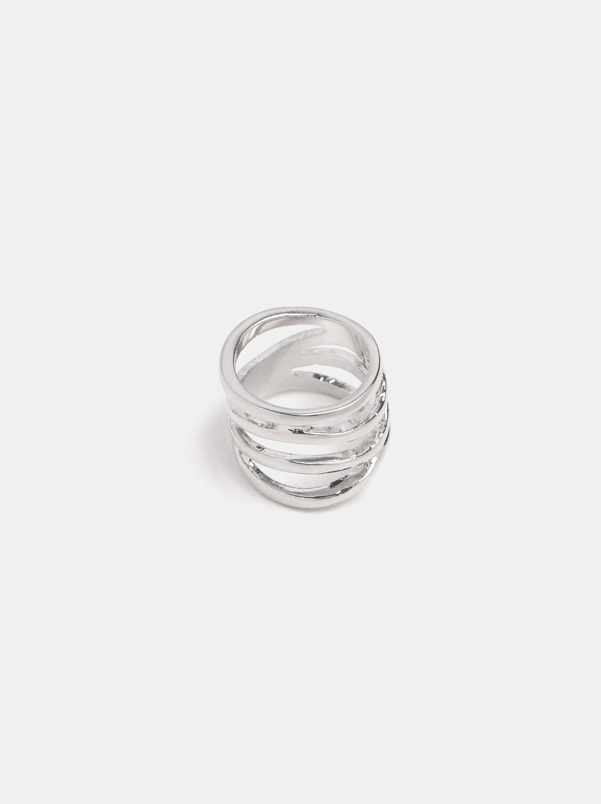 Irregular Silver Ring