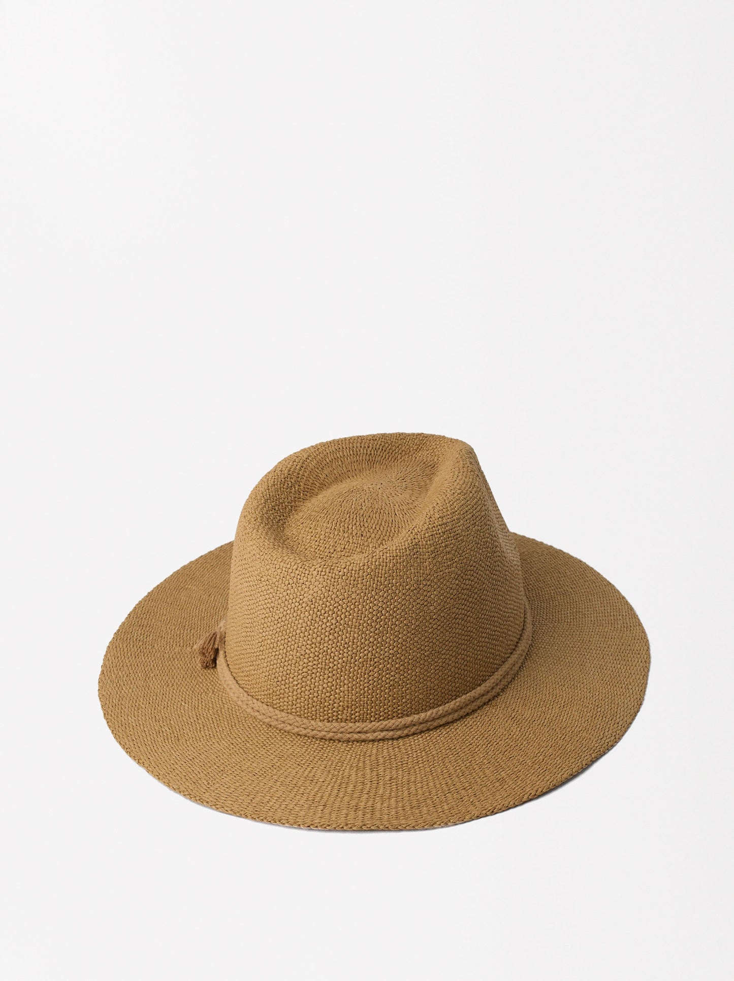 Straw-Effect Hat