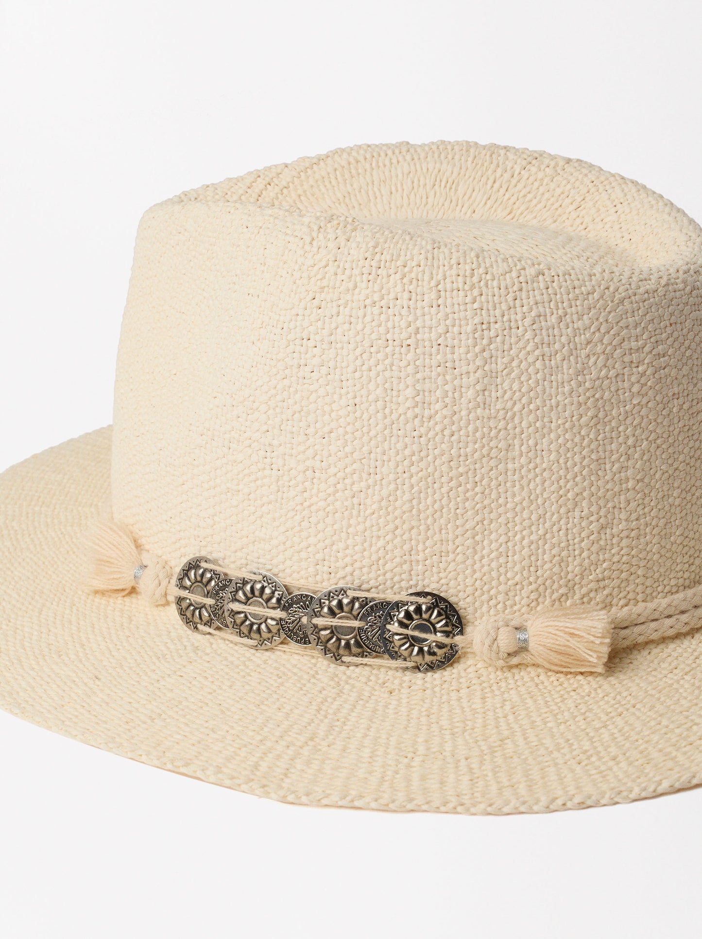 Straw-Effect Hat