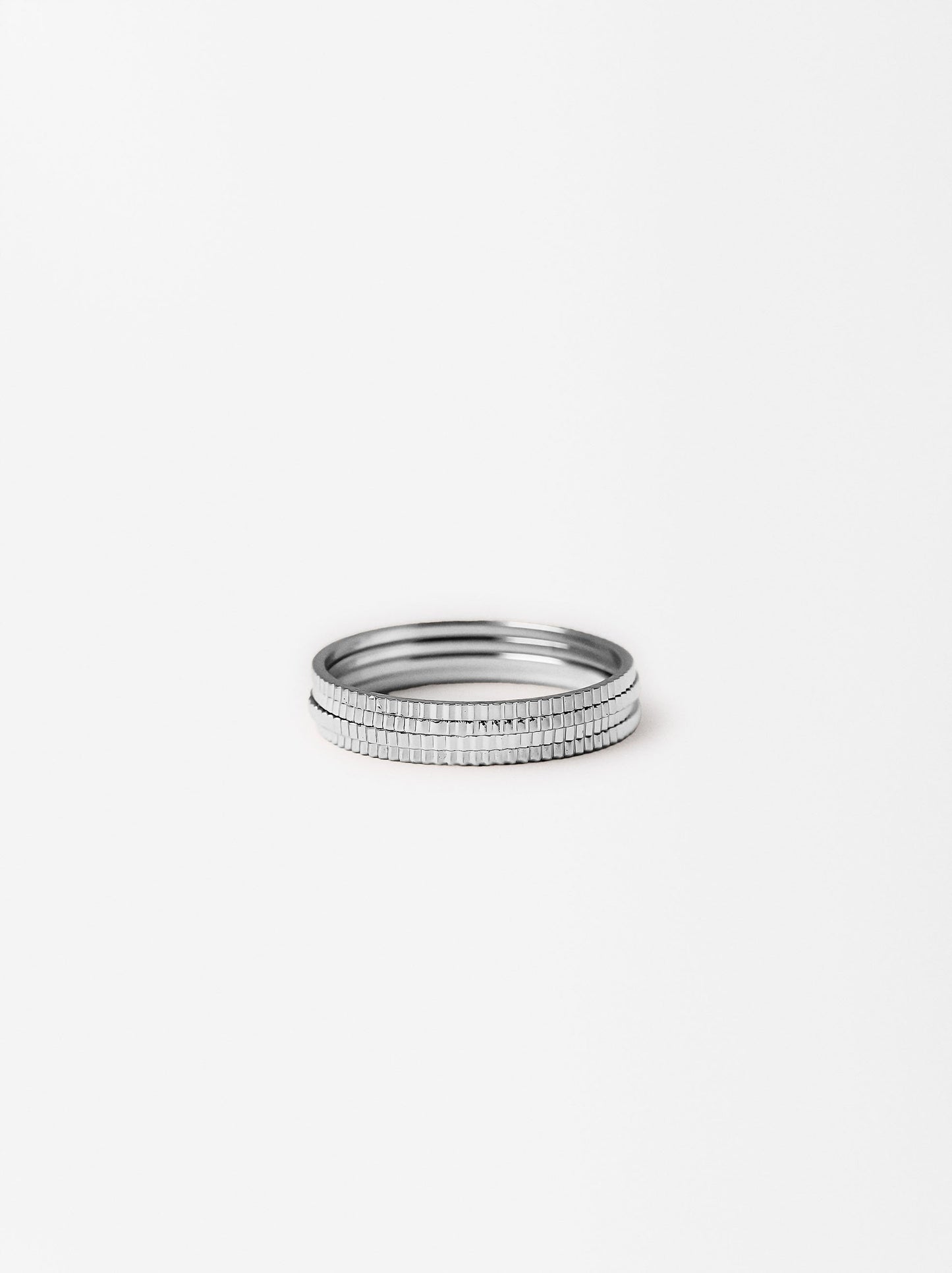 Set Of Silver Rings