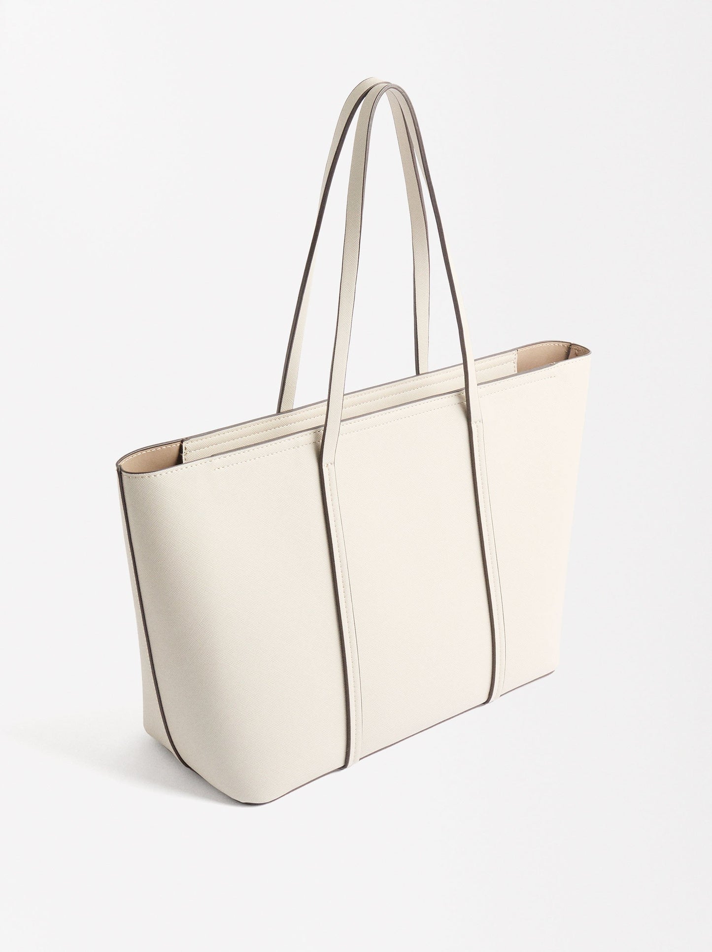 Shopper Bag With Texture