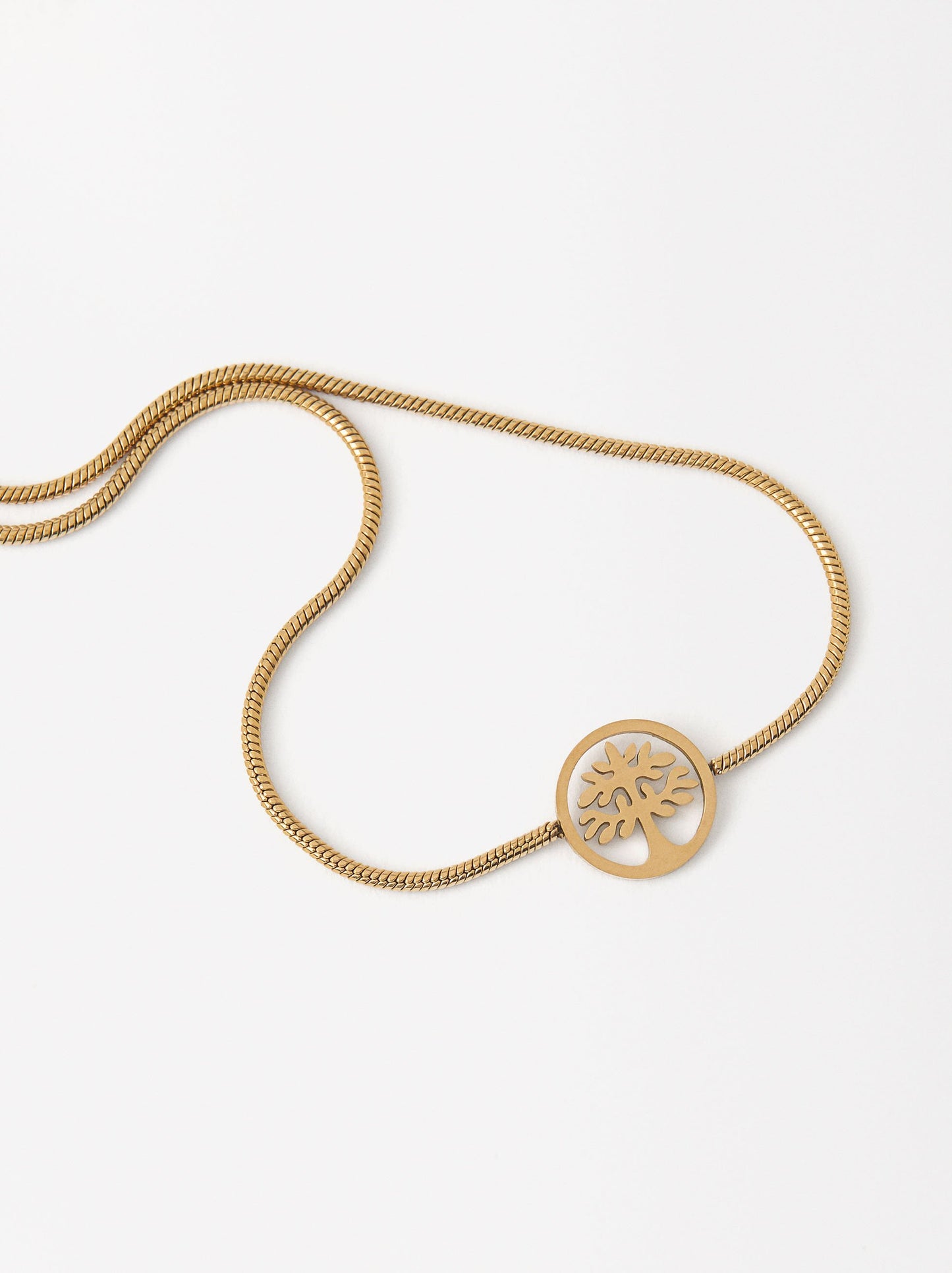 Adjustable Tree Bracelet - Stainless Steel