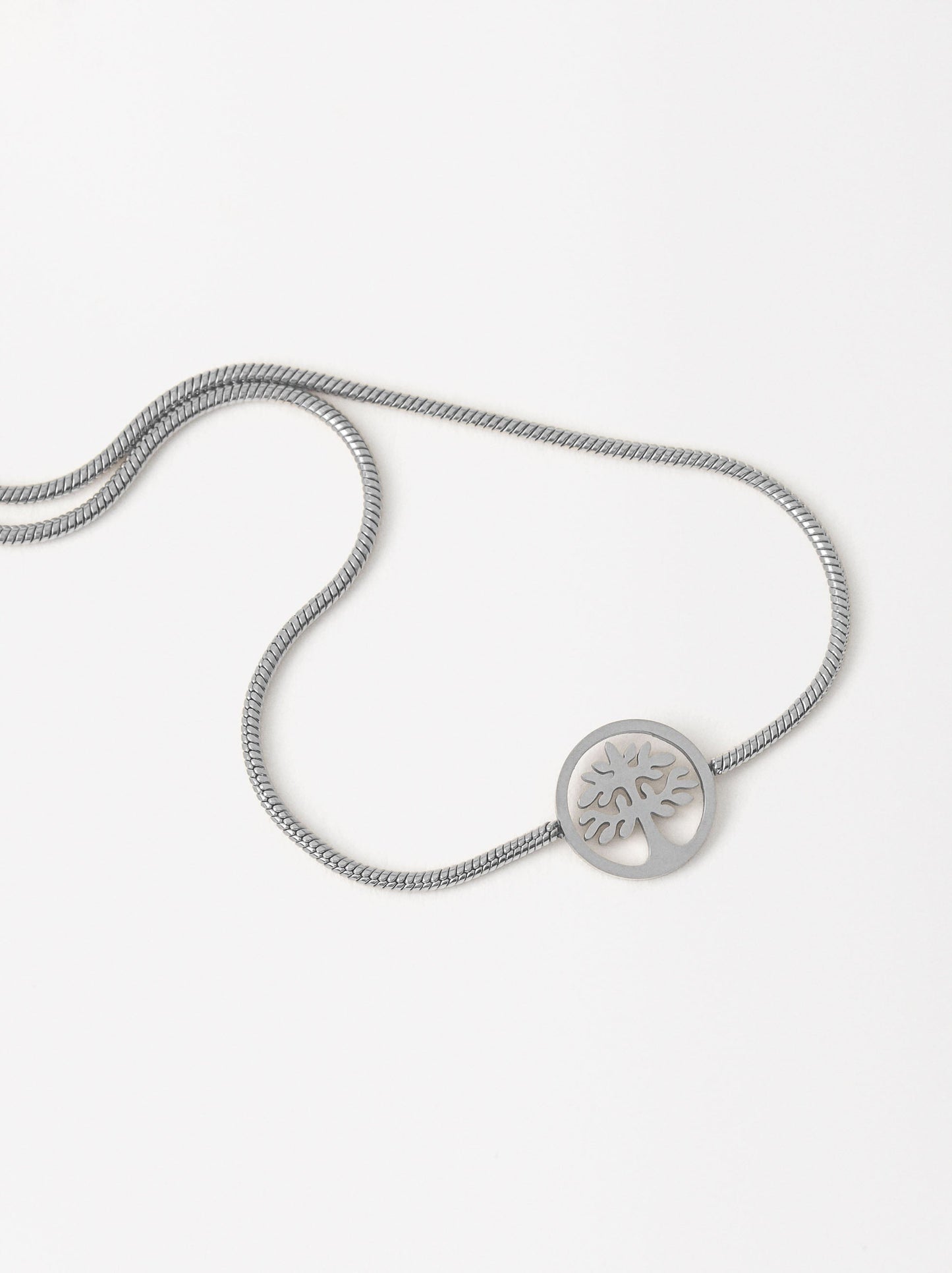 Adjustable Tree Bracelet - Stainless Steel