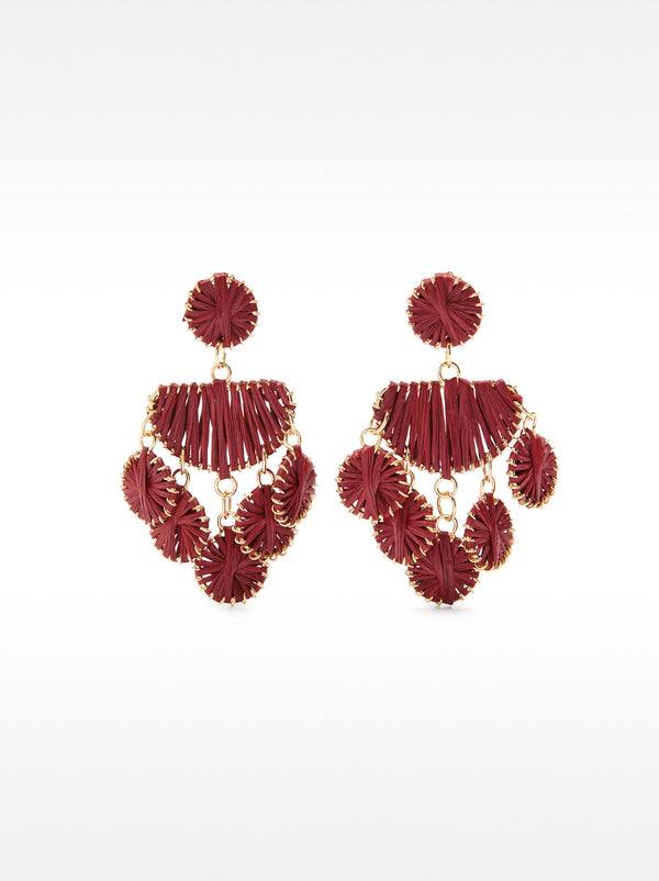 Maxi Raffia Earrings