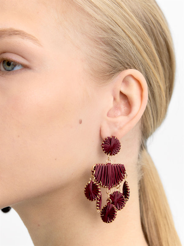 Maxi Raffia Earrings