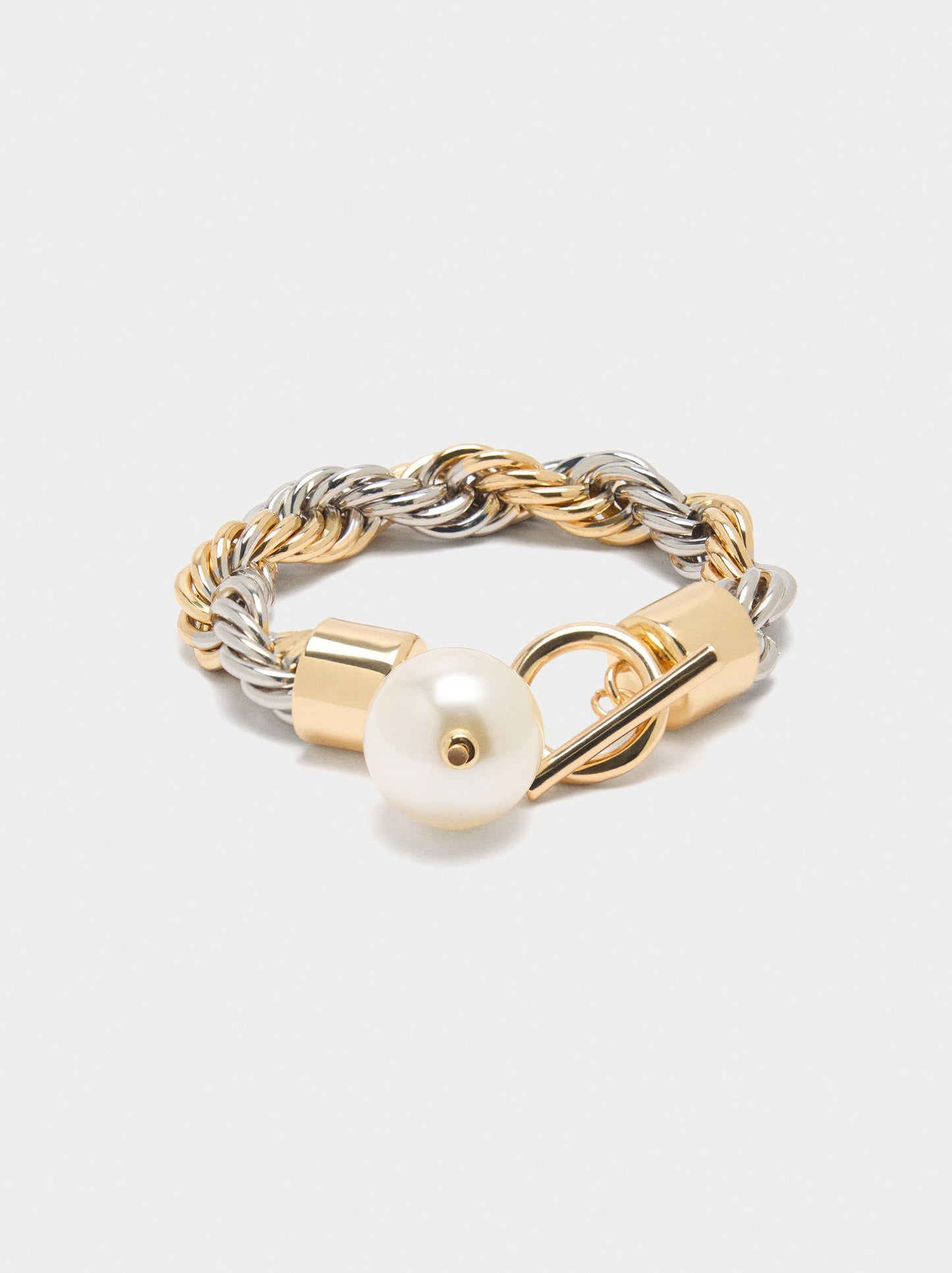 Solomon Cord Bracelet With Pearl