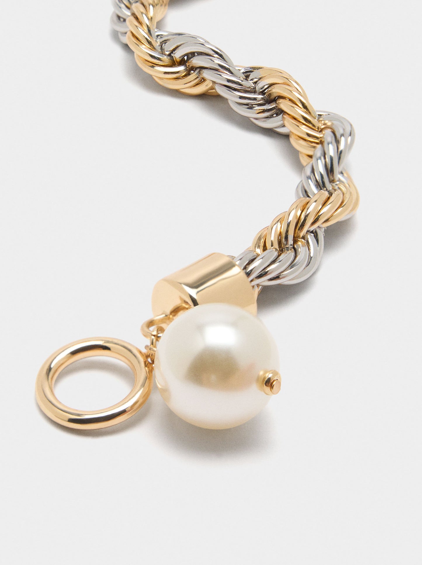 Solomon Cord Bracelet With Pearl