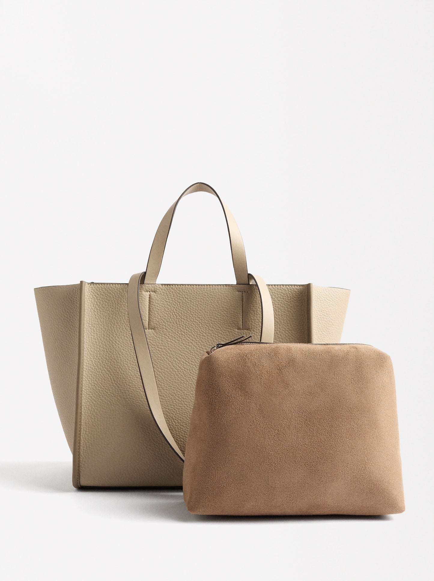 Shopper Bag With Zipper