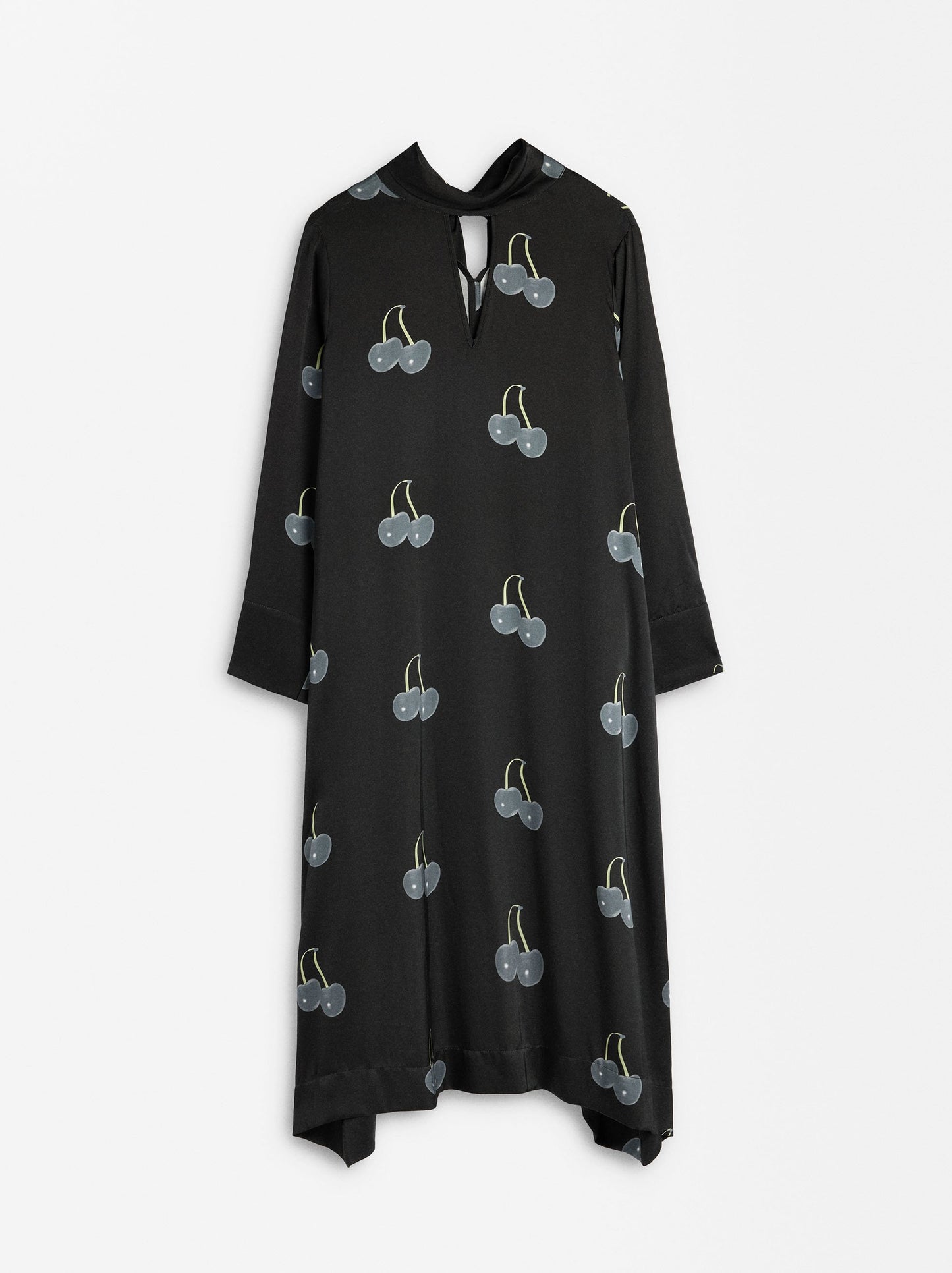 Long Dress Cherry Print