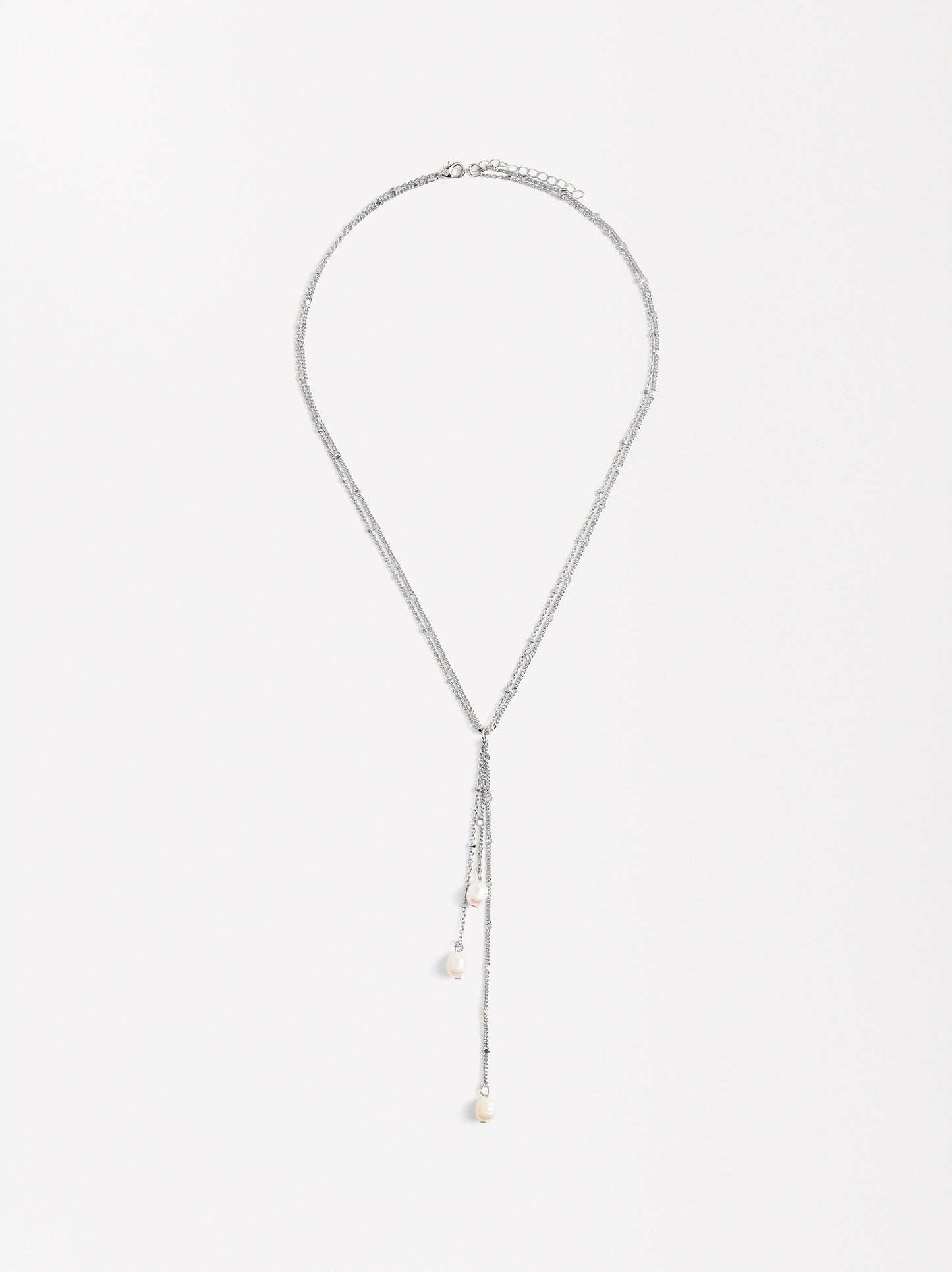 Long Necklace With Freshwater Pearls