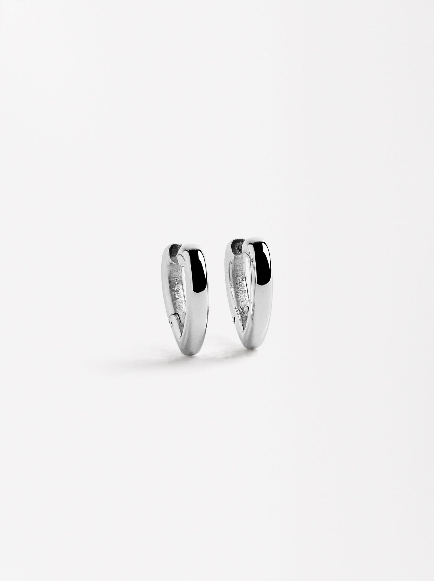 Heart Hoops - Stainless Steel