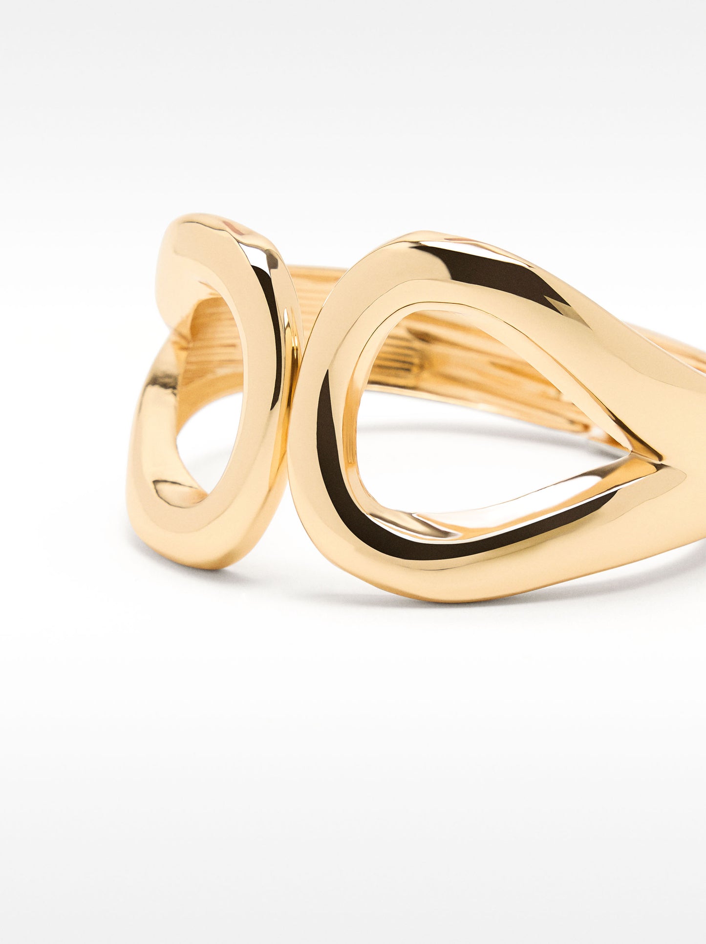 Open Bracelet With Hoops