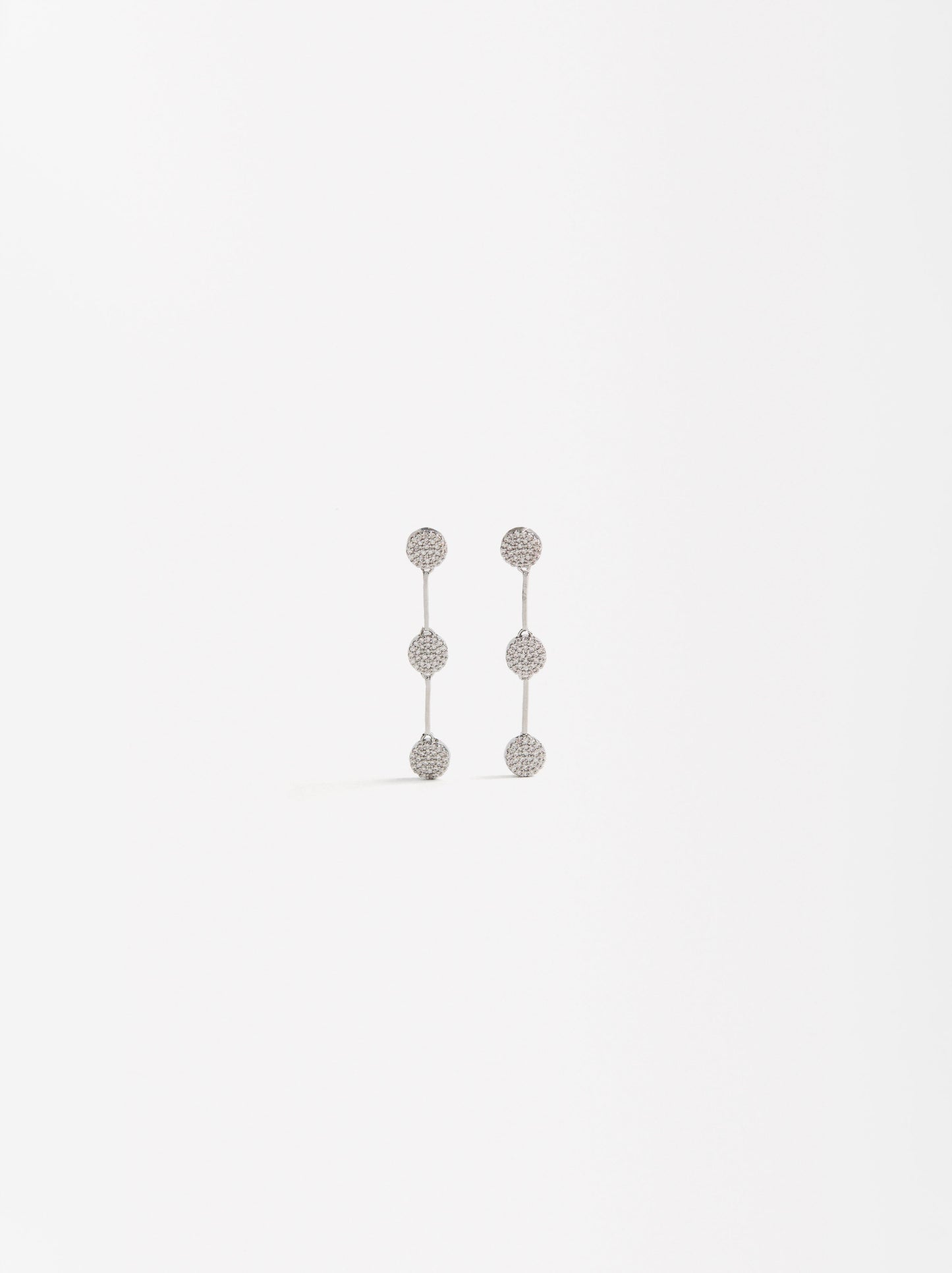 Long Earrings With Zirconia