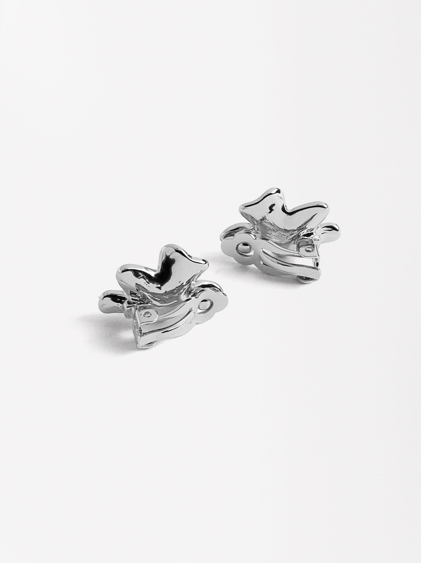 Half-Flower Pearl Earrings