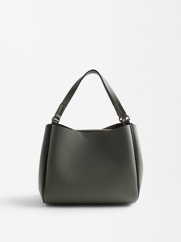 Color Block Tote Bag