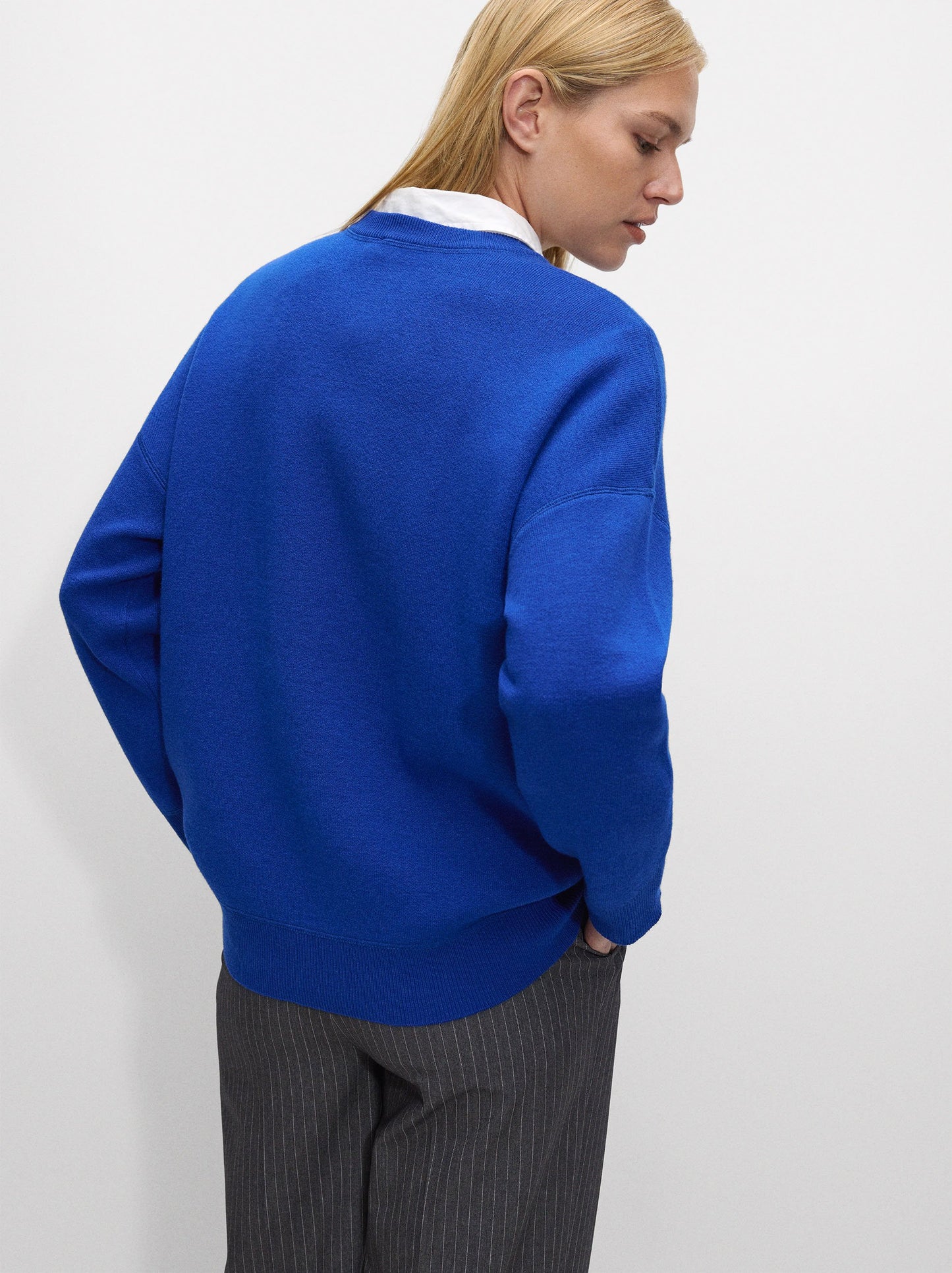 Knitted Sweater With Embroidery