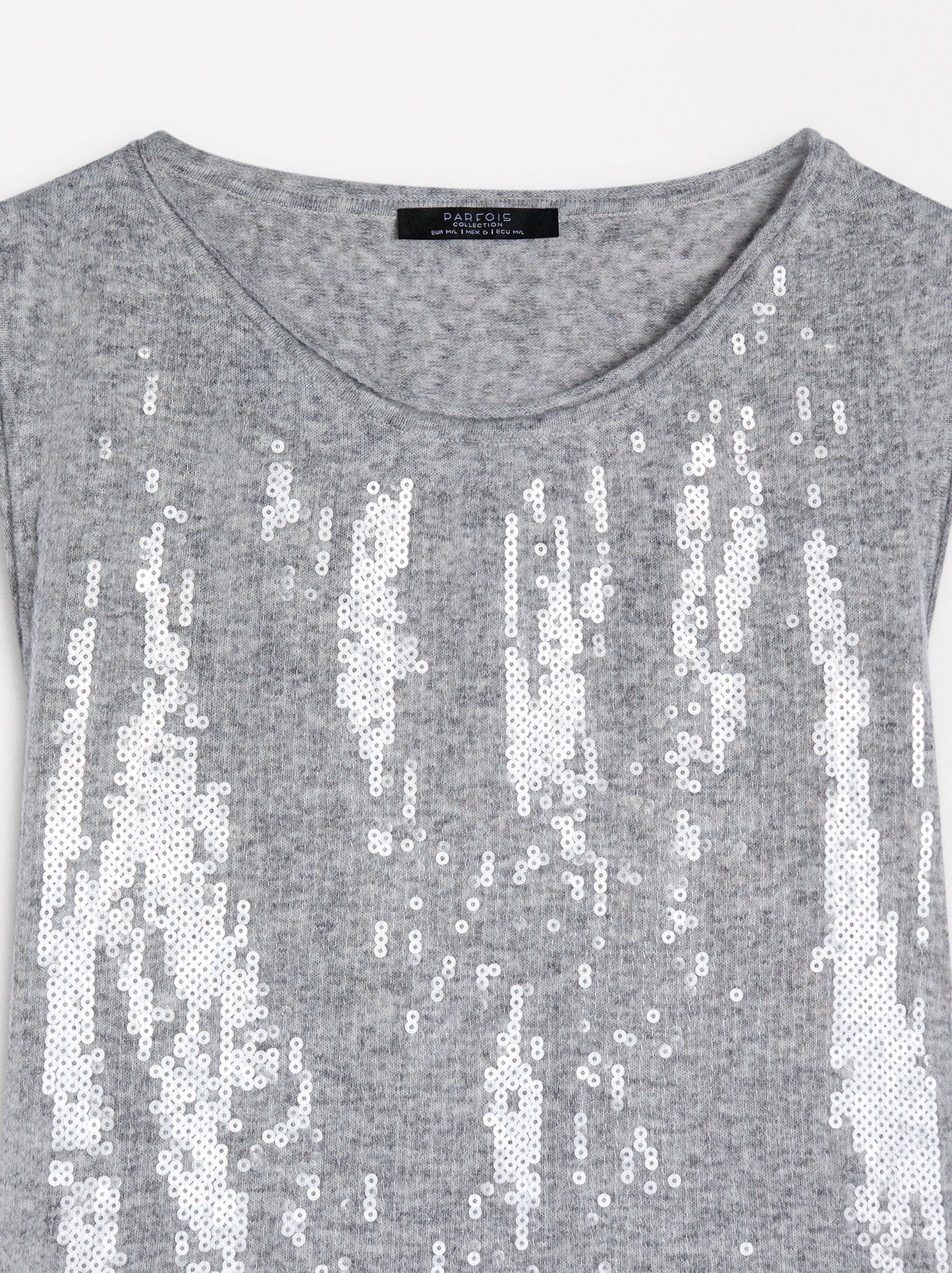 Knit Top With Sequins