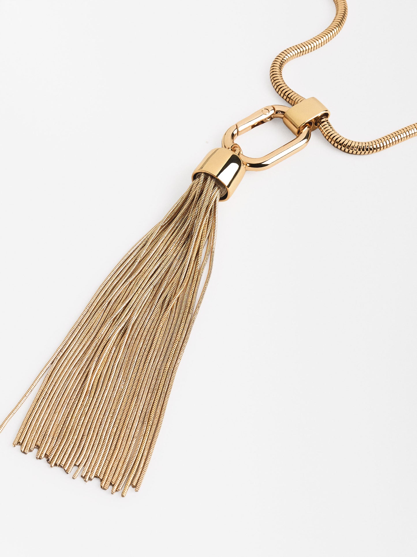 Necklace With Fringe Pendant