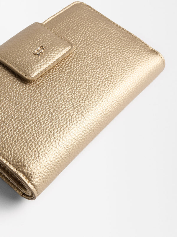Textured Metallic Wallet