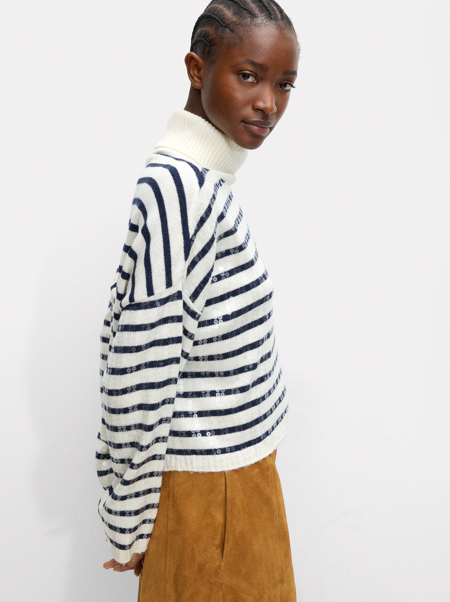 Knit Sweater With Sequins