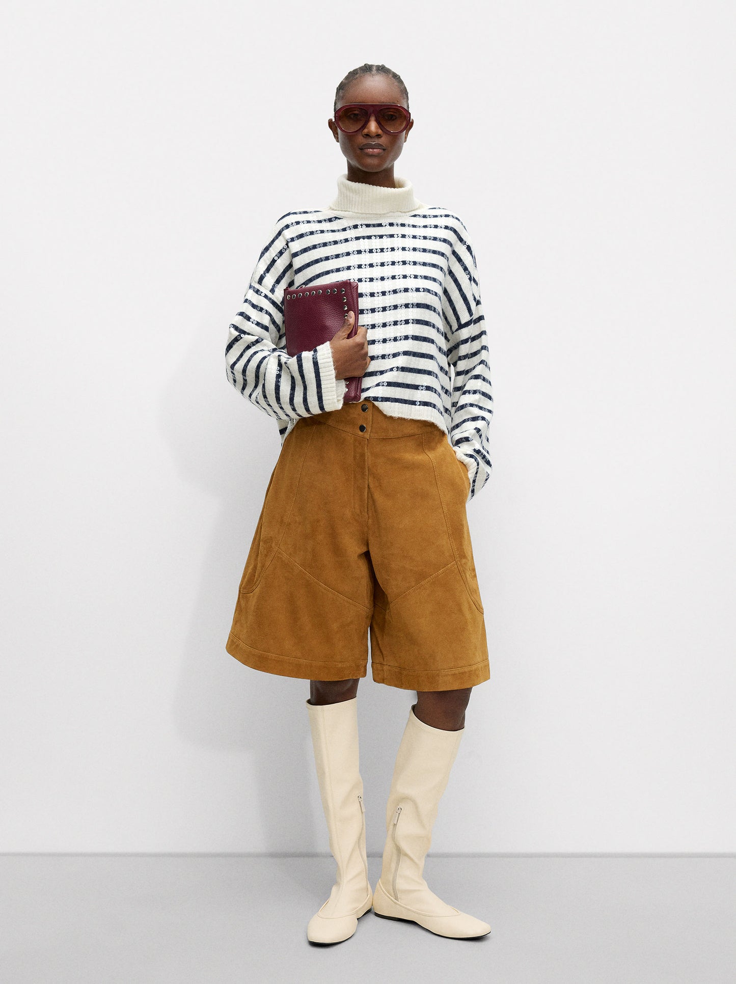 Knit Sweater With Sequins