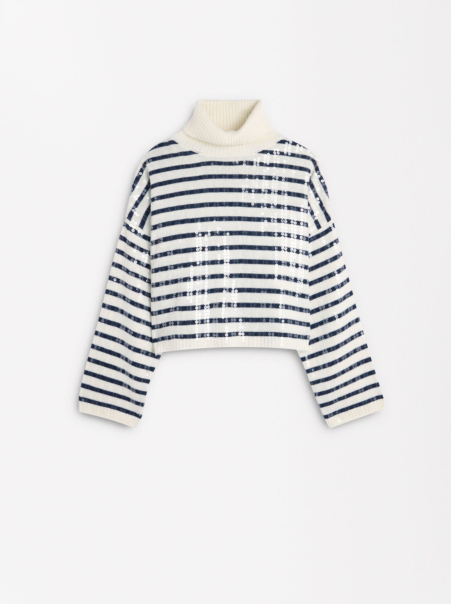 Knit Sweater With Sequins