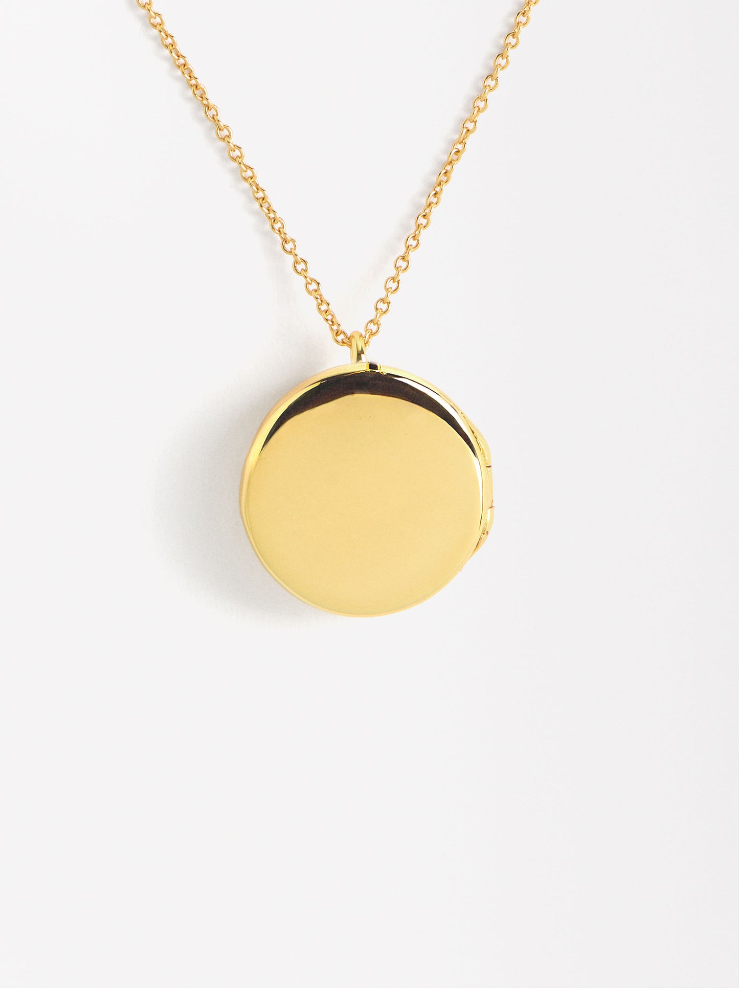 Gold Plated Medallion Necklace 18k