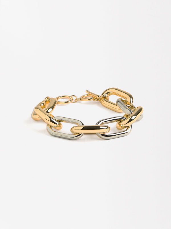 Bicolor Link Bracelet