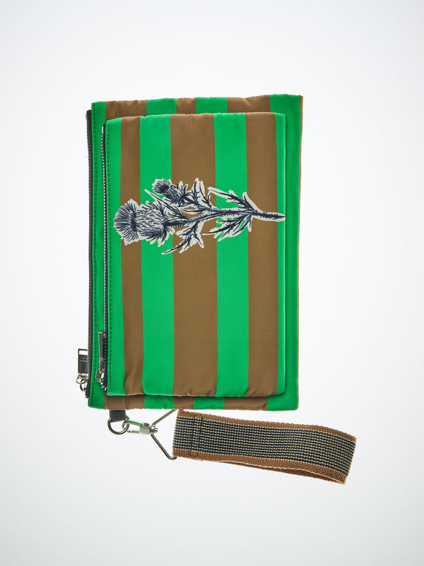 Multi-Purpose Striped Bag