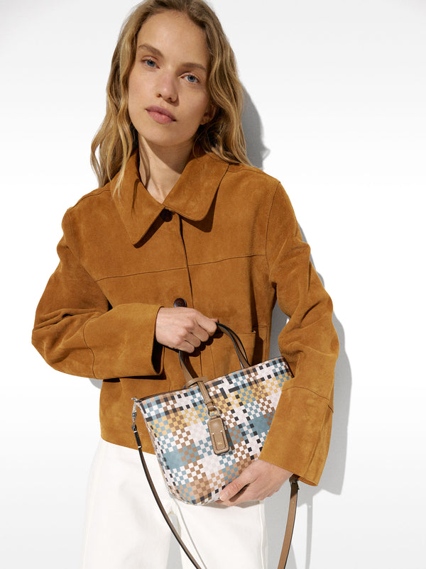 Checkered Tote Bag